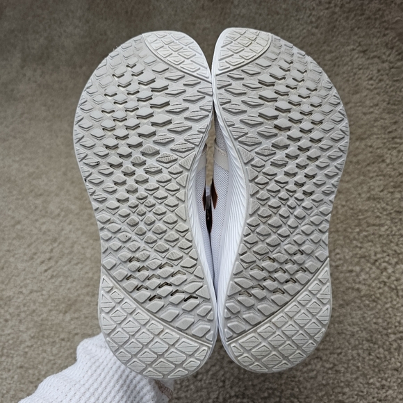 Adidas womens edge lux 3 copper metallic white athletic running sneakers size 7 - Picture 5 of 9